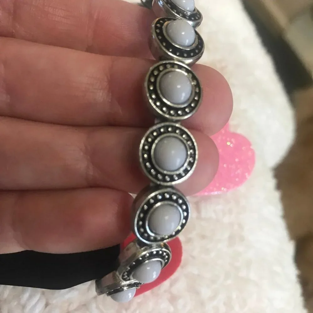 🆕 Globetrotter Goal Silver Bracelet NWT